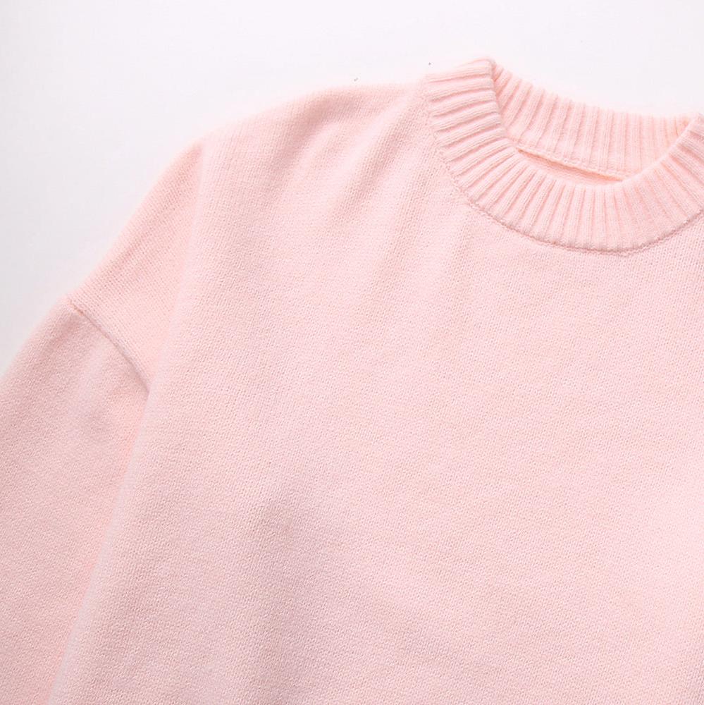 Trendiger Oversize-Pullover mit Rundhalsausschnitt – Produktansicht 8