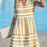 Bequemes Sommerkleid mit geometrischem Muster – Produktansicht 8