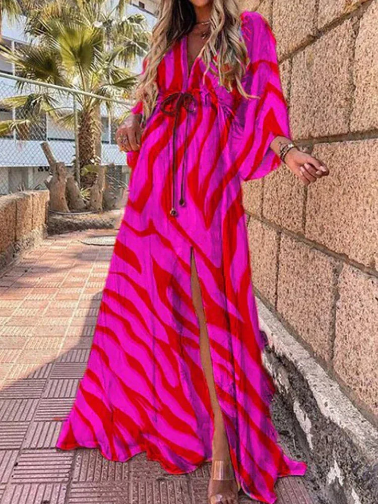 Bequemes Kaftankleid für den Urlaub – Produktansicht 3