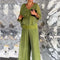 Elegantes Hosen-Set mit V-Ausschnitt – Produktansicht 13
