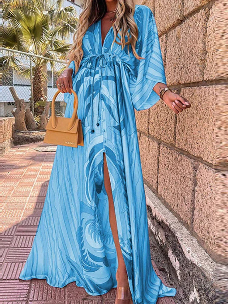 Bequemes Kaftankleid für den Urlaub – Produktansicht 2