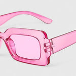 Sonnenbrille mit UV400-Gläsern und klarer Form – Produktansicht 11