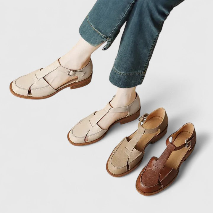 Bequeme Mary-Jane-Sandalen mit gepolsterter Sohle – Produktansicht 3