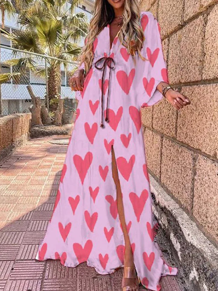 Bequemes Kaftankleid für den Urlaub – Produktansicht 5