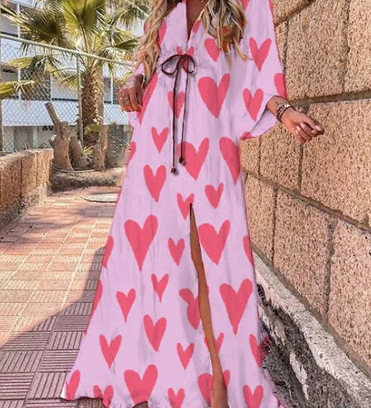 Bequemes Kaftankleid für den Urlaub – Produktansicht 5