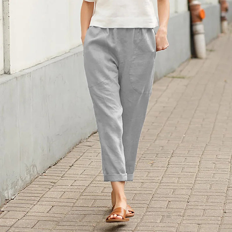 Bequeme weite Hosen mit Taschen – Produktansicht 7