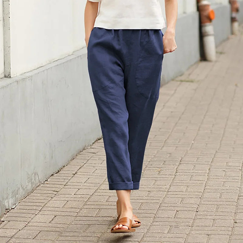 Bequeme weite Hosen mit Taschen – Produktansicht 5