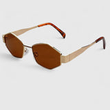 Markante Sonnenbrille im geradlinigen Design – Produktansicht 5