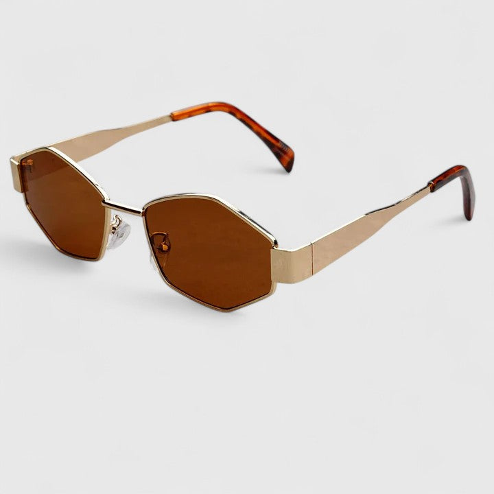Markante Sonnenbrille im geradlinigen Design – Produktansicht 5