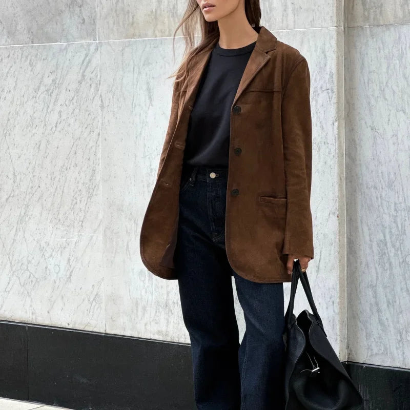 Wildlederjacke für Damen – Produktansicht 1