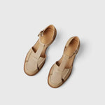 Bequeme Mary-Jane-Sandalen in Wickeloptik – Produktansicht 4