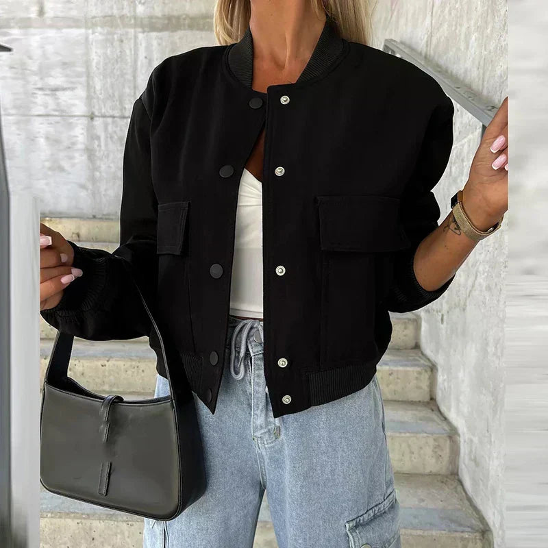 Trendige Damen-Bomberjacke – Produktansicht 4