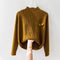 Eleganter Pullover mit Stehkragen aus Rippstrick – Produktansicht 1