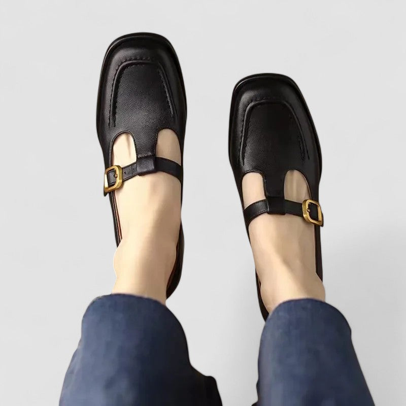 Bequeme Mary-Jane-Schuhe mit T-Riemen – Produktansicht 4