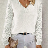 Zeitloser Pullover mit elegantem V-Ausschnitt – Produktansicht 8