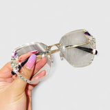 Stilvolle Sonnenbrille für jeden Anlass mit funkelnden Details – Produktansicht 1
