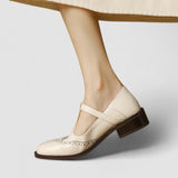 Bequeme Mary-Jane-Schuhe mit gepolsterter Sohle – Produktansicht 4