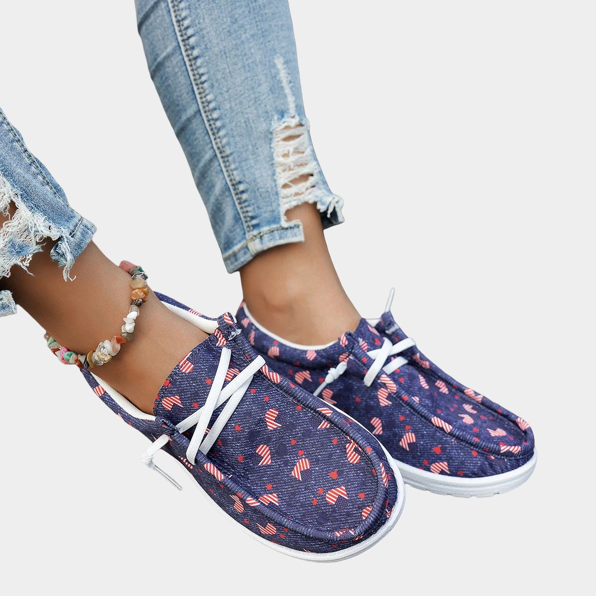 Leichte und bequeme Schuhe im Boho-Stil – Produktansicht 1