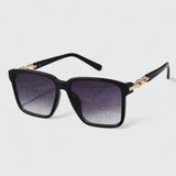 Eckige Sonnenbrille mit klarer Linienführung – Produktansicht 1
