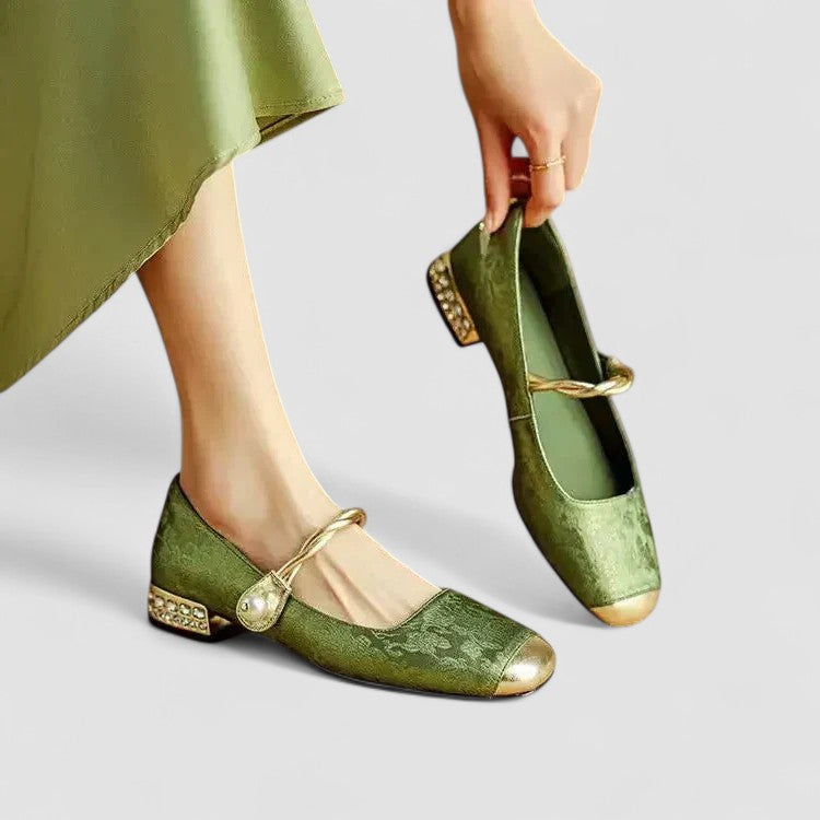 Bequeme Mary-Jane-Schuhe mit Blockabsatz – Produktansicht 1