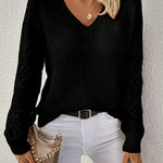 Zeitloser Pullover mit elegantem V-Ausschnitt – Produktansicht 5