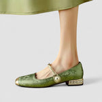 Bequeme Mary-Jane-Schuhe mit Blockabsatz – Produktansicht 2