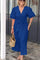 Elegantes Midikleid mit V-Ausschnitt – Produktansicht 10