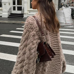 Warmer Strickpullover aus dicker Maschenware – Produktansicht 3