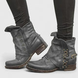 Bequeme Stiefel mit weicher Dämpfung in Wickeloptik – Produktansicht 3