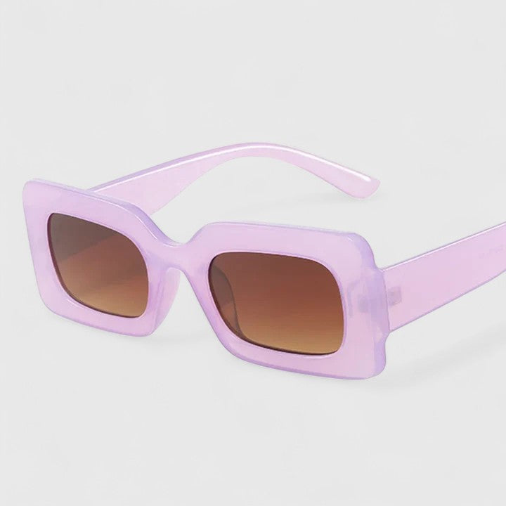 Sonnenbrille mit UV400-Gläsern und klarer Form – Produktansicht 7
