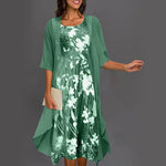 Elegantes zweiteiliges Ensemble mit Kleid – Produktansicht 2