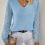 Zeitloser Pullover mit elegantem V-Ausschnitt – Produktansicht 7