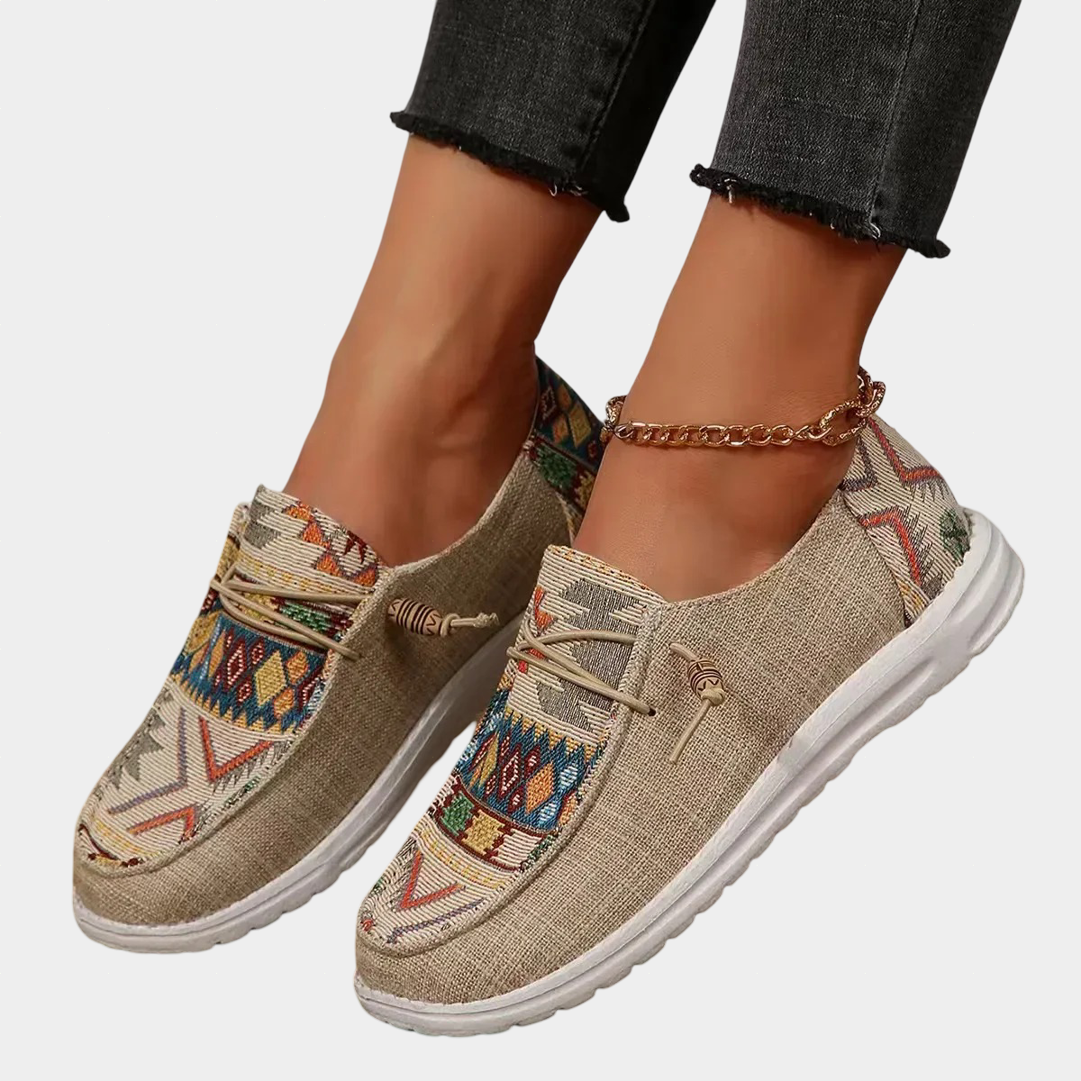 Bequeme Schuhe im entspannten Boho-Look – Produktansicht 1