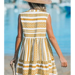 Bequemes Sommerkleid mit geometrischem Muster – Produktansicht 9