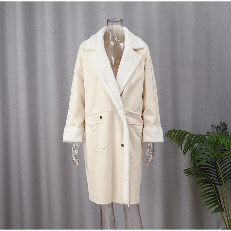 Langer Wintermantel für Damen – Produktansicht 8