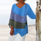 Lässige Bluse mit V-Ausschnitt – Produktansicht 4