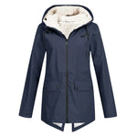 Lange Jacke mit Fleecefutter – Produktansicht 7