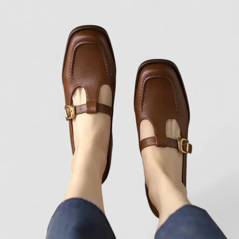 Bequeme Mary-Jane-Schuhe mit T-Riemen – Produktansicht 1