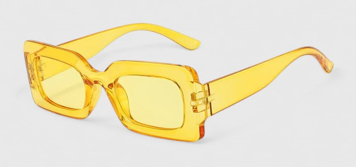 Sonnenbrille mit UV400-Gläsern und klarer Form – Produktansicht 16