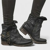 Bequeme Stiefel mit weicher Dämpfung in Wickeloptik – Produktansicht 5