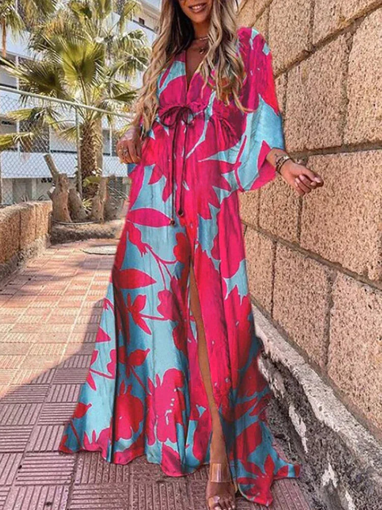Bequemes Kaftankleid für den Urlaub – Produktansicht 4