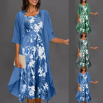 Elegantes zweiteiliges Ensemble mit Kleid – Produktansicht 4