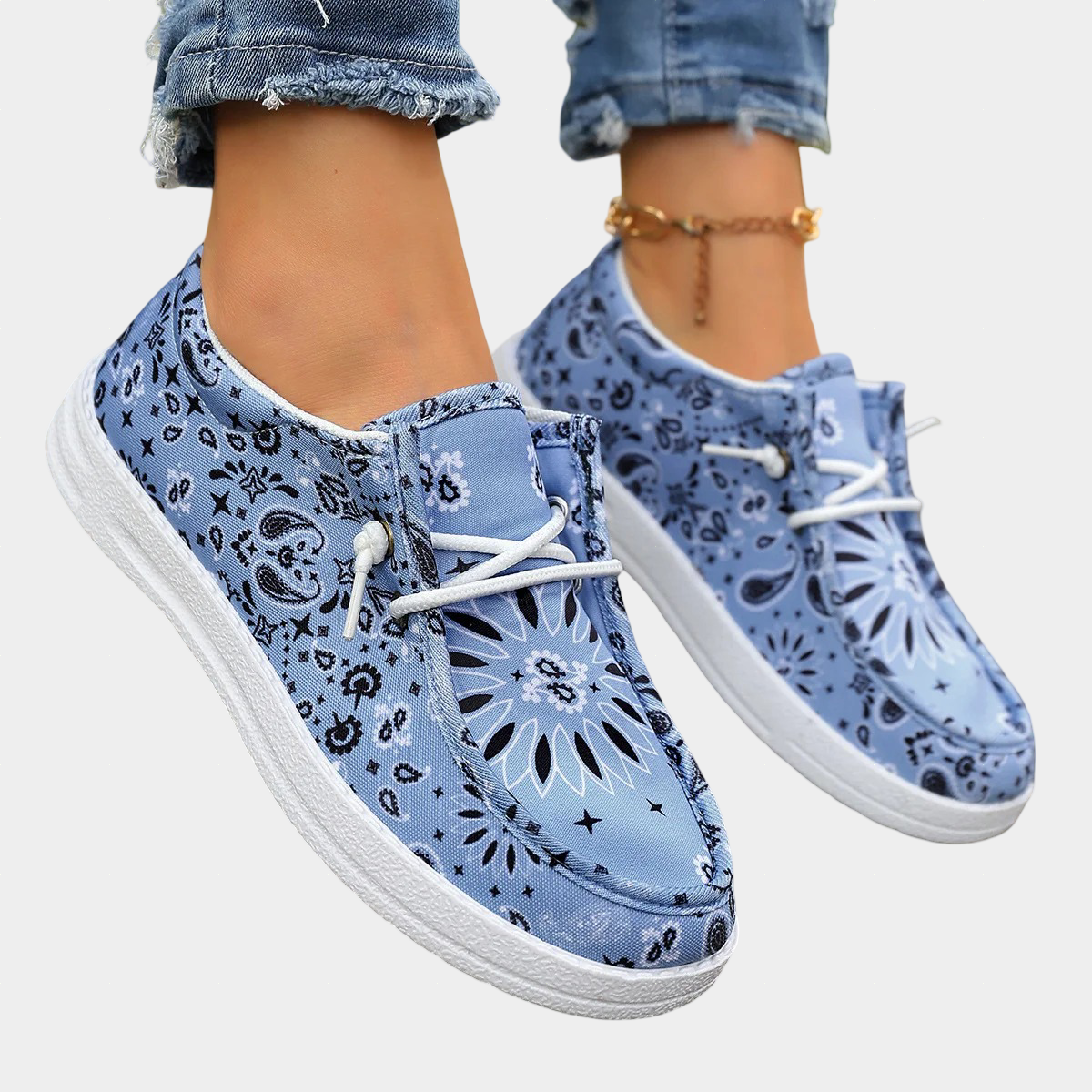 Leichte und bequeme Schuhe in Blau – Produktansicht 1