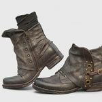 Bequeme Stiefel mit weicher Dämpfung in Wickeloptik – Produktansicht 4