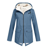 Lange Jacke mit Fleecefutter – Produktansicht 4