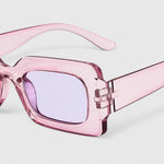 Sonnenbrille mit UV400-Gläsern und klarer Form – Produktansicht 15