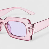 Sonnenbrille mit UV400-Gläsern und klarer Form – Produktansicht 15