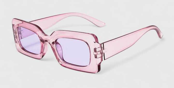 Sonnenbrille mit UV400-Gläsern und klarer Form – Produktansicht 15