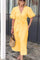 Elegantes Midikleid mit V-Ausschnitt – Produktansicht 8