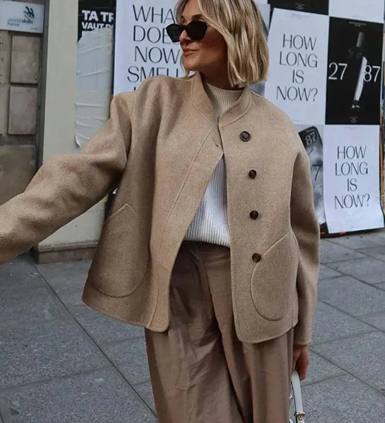 Premium-Oversize-Wolljacke – Produktansicht 1